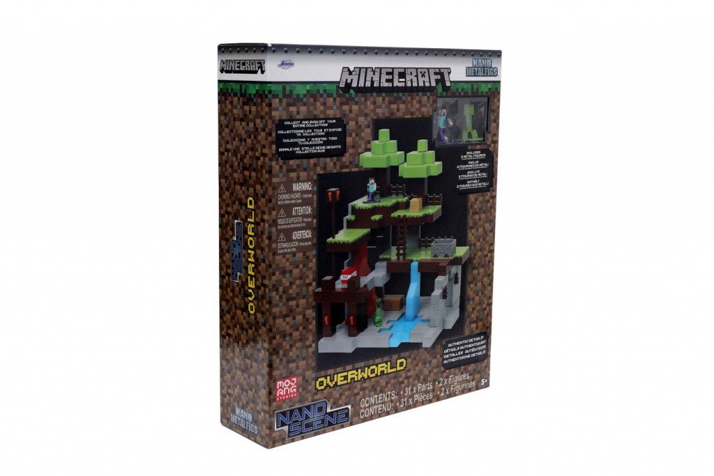 Minecraft Nano Metalfigs Overworld Scene Minecraftbutiken Se