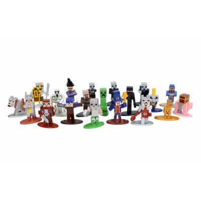 Minecraft Dungeons Samlarfigurer 20-Pack Metall