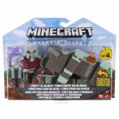 Minecraft Figur 2-pack Raid Captain and Ravager