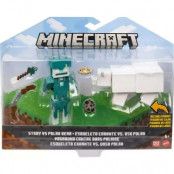 Minecraft Figur 2-pack Stray vs Polar Bear