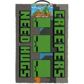 Minecraft - gaming Dörrmatta - Creepers Need Hugs - för None - flerfärgad