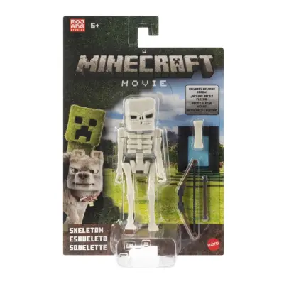 Minecraft Movie Figur Skeleton - Minecraft -  Leksaksaffären