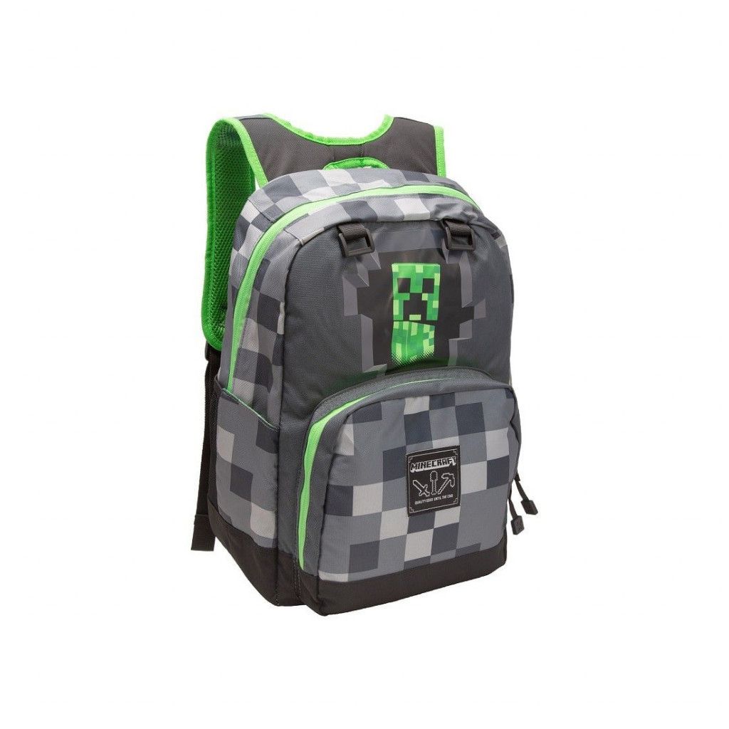 Minecraft, Creeper Ryggsäck, Grå Minecraftbutiken.se Minecraft, Ryggsäck Creeper | eStore