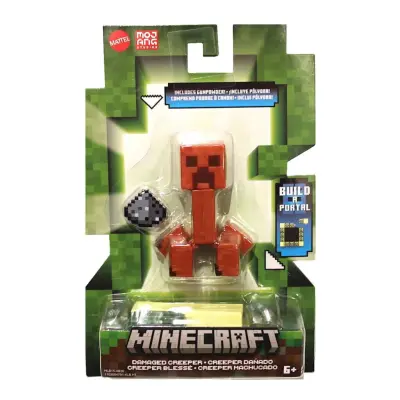 Minecraft Damaged Creeper - Minecraft -  Leksaksaffären