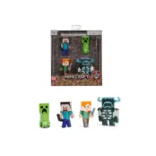 Minecraft Metallfigurer 4-pack 2.5"- Minecraft -  Leksaksaffären