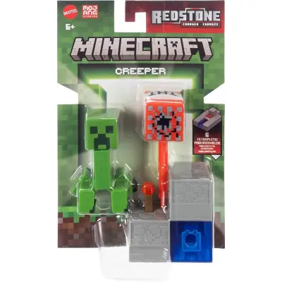 Minecraft Redstone Figur Creeper - Minecraft -  Leksaksaffären