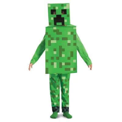 Minecraft Utklädning Creeper S 4-6 år - Minecraft -  Leksaksaffären