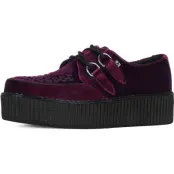 T.U.K. - Gothic Creepers - Viba High Creeper - EU37 EU41 - för Dam - vinröd