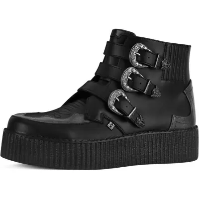 T.U.K. - Gothic Creepers - Viva Hi Creeper - EU36 EU41 - för Dam - svart