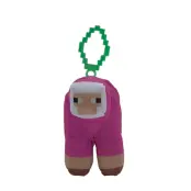 Minecraft Clip On Mjukdjur s2 Pink Sheep - Minecraft -  Leksaksaffären