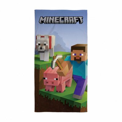 Minecraft Handduk 70x140cm 10009