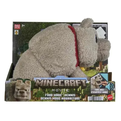 Minecraft Movie Food Mode Dennis Mjukdjur med ljud - Minecraft -  Leksaksaffären