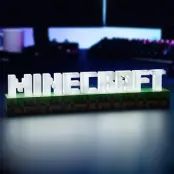 Minecraft Logo Lampa