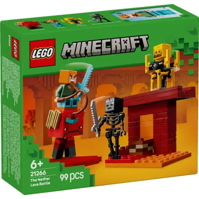 LEGO® Minecraft Lavastriden i Nether 21266 - LEGO -  Leksaksaffären