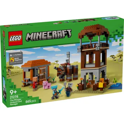 LEGO® Minecraft Plundrarvakttorn och vildtjur 21278 - LEGO -  Leksaksaffären