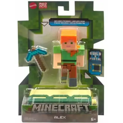 Minecraft Alex med pickaxe - Minecraft -  Leksaksaffären