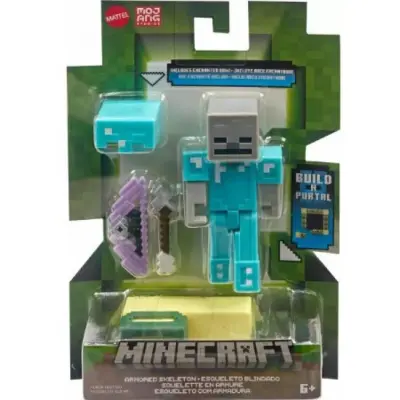 Minecraft Armored Skeleton - Minecraft -  Leksaksaffären