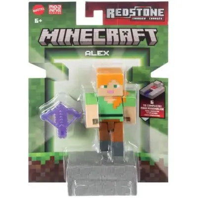Minecraft Redstone Figur Alex - Minecraft -  Leksaksaffären