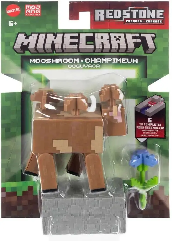 Minecraft Redstone Figur Mooshroom - Minecraft - Leksaksaffären ...