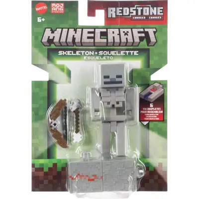 Minecraft Redstone Figur Skeleton - Minecraft -  Leksaksaffären
