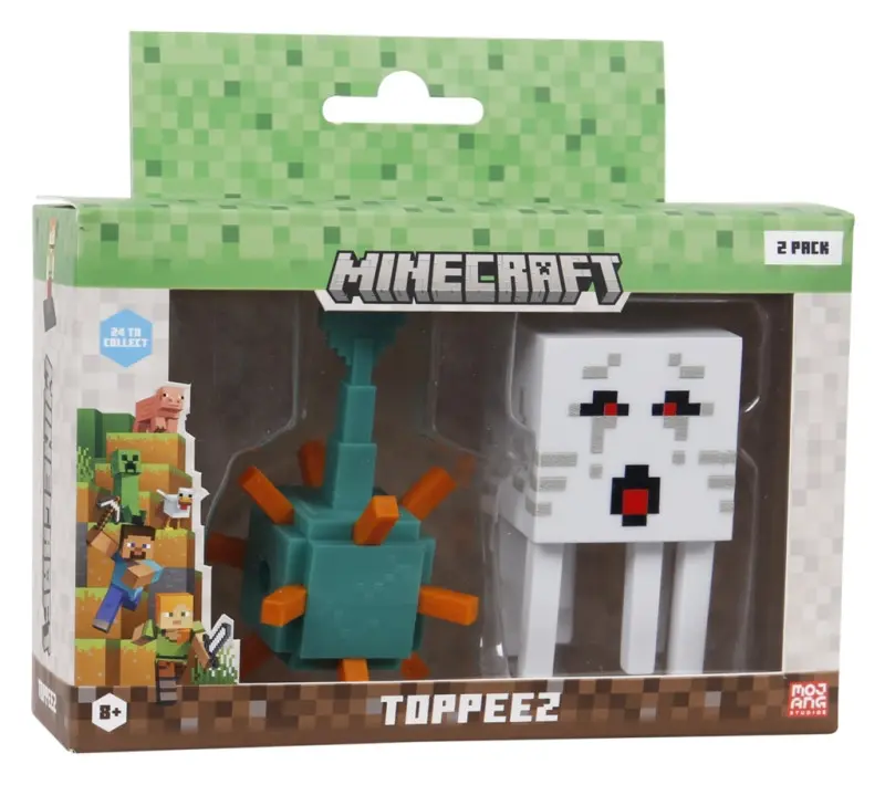 Minecraft Toppeez Figurer 2-pack Guardian&Ghast - Minecraft ...