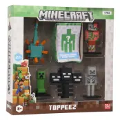 Minecraft Toppeez Figurer 6-pack Deluxe box Zombie Pig  - Minecraft -  Leksaksaffären