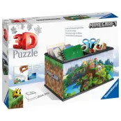 Minecraft Treasure Box 3D Pussel 216 bitar - Minecraft -  Leksaksaffären