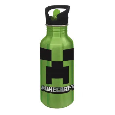 Minecraft Vattenflaska Aluminium 545ml - Minecraft -  Leksaksaffären