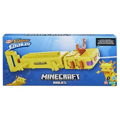 NERF Super Soaker Minecraft Axolotl - nerf -  Leksaksaffären