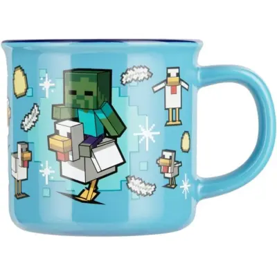 Minecraft - gaming Mugg - Chicken Jockey - Tasse mit Thermoeffekt - för None - flerfärgad
