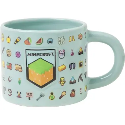 Minecraft Mugg - Minecraft Embossed Mug - för None - flerfärgad