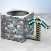Minecraft Pickaxe Mugg