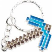 Minecraft - Diamond Pickaxe Metal Keychain