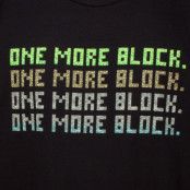 Minecraft One More Block T-shirt Svart