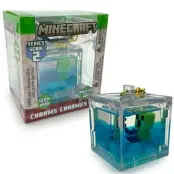 Minecraft Charms Clip on Creeper (blå vätska) - Minecraft -  Leksaksaffären