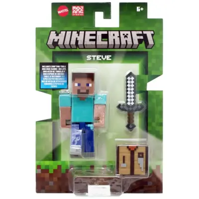Minecraft Figur Steve - Minecraft -  Leksaksaffären