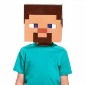 Minecraft Steve Halvmask för Barn - One size